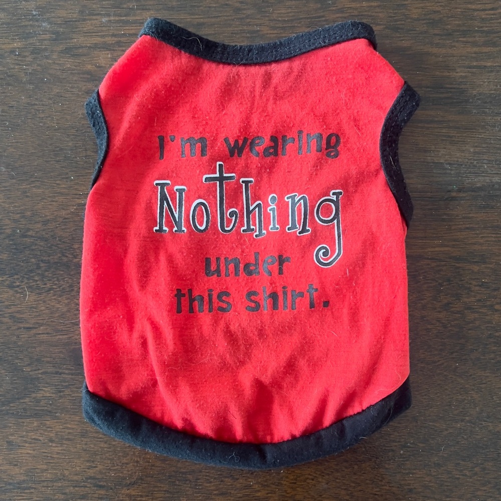 Cute Graphic Tank for Small Dog